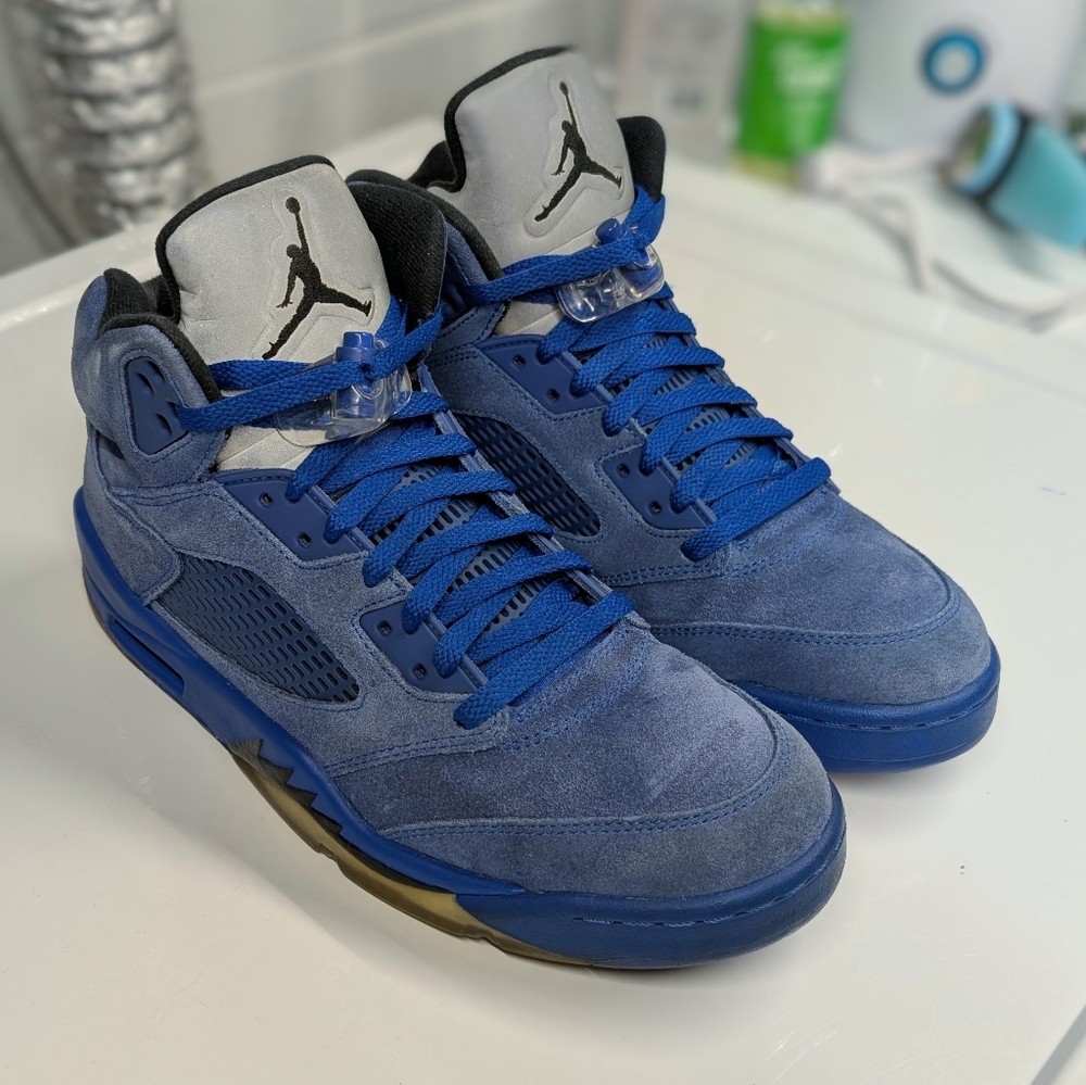 Jordan 5 Retro Blue Suede